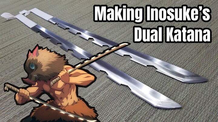 Katana Making : DEMON SLAYER INOSUKE DUAL KATANA