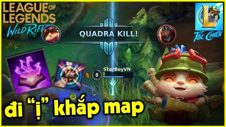 (Tốc Chiến) Chồn thúi Teemo full hồi chiêu cuối đi _ị_ khắp map _ StarBoyVN