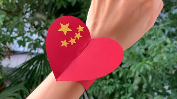 National Day: Make cute heart-shaped bracelets with your kids—simple yet stylish, get it done now!
