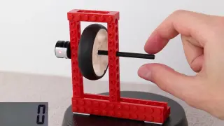 How fast can you spin a Lego gear by hand?