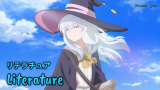 『Lyrics AMV』 Majo no Tabitabi OP Full v2 「Literature - Reina Ueda」