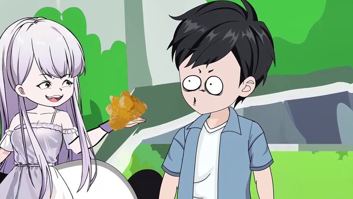 Episode 13 of "The Island with a Girl", a foreign girl falls from the sky