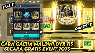 CARA DAPAT MALDINI OVR 115 SECARA GRATIS || EVENT TOTS FIFA MOBILE 2023.