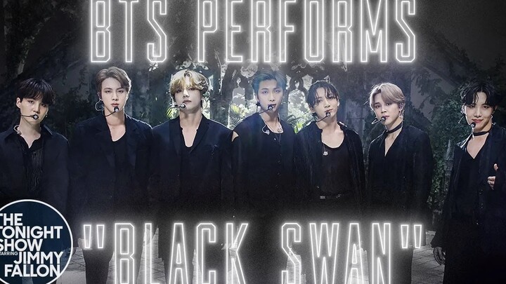 Jimmy Fall on The Tonight Show | BTS - Black Swan | Siaran Langsung