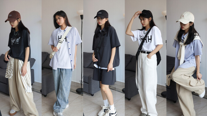 Thời trang một tuần | Outfit mùa hè thanh mát, phong cách salty | Bộ sưu tập khiến trái tim cô gái N