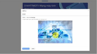 Thay đổi ảnh banner của lớp học cho phù hợp nội dung môn học