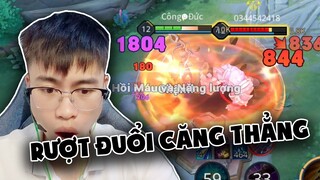 B.ú đá khi chơi game và mà rượt đuổi căng thẳng