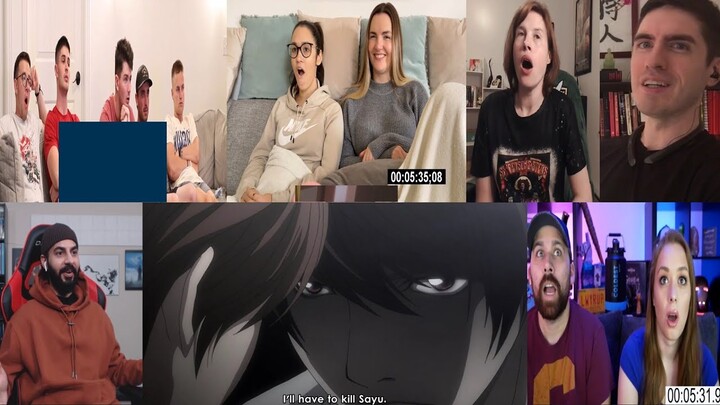 DEATH NOTE  EPISODE 28 REACTION MASHUP!!