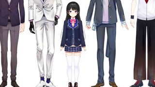 [โพสต์ซ้ำ] อันดับความสูงของศีรษะและลำตัวของตัวละคร Rainbow Society
