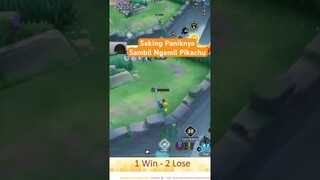 Moment Panik Cramorant Langsung Ngemut Pikachu #pokemonunite #funny #shorts #short #bapak_leon