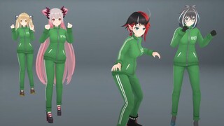 だるまさんが転んだで一歩も進めない因幡はねる【因幡はねる / あにまーれ】 #Shorts