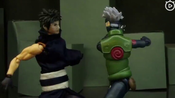 [Naruto] Stop-motion animation Kakashi vs Obito