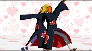 ポジティブ☆ダンスタイム Positive☆Dance Time【NARUTO MMD】DEIDARA*TOBI