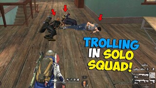 TROLLING LOW RANKED PLAYERS IN SOLO SQUAD!