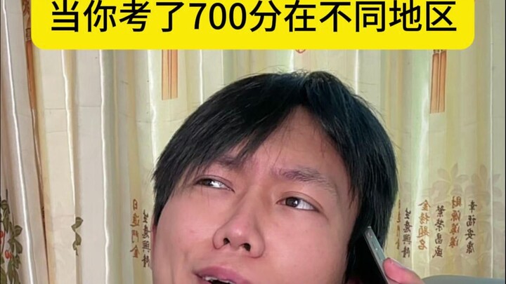 Ketika kamu mendapat skor 700 di berbagai daerah