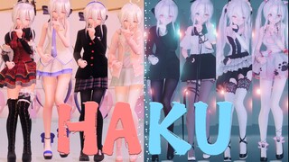 【弱音换装8人MMD】清纯系 短裙风 连续换装 纵享丝滑