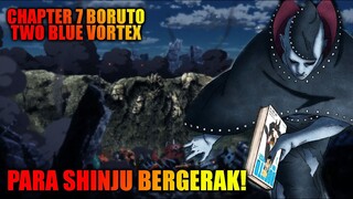 Review Chapter 7 Boruto  - Kehancuran Konoha Akibat Penyerangan Para Shinju? - Jura Mulai Bergerak!