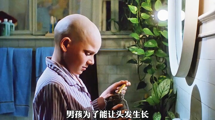 A boy applied a cheap hair-growing serum, and unexpectedly, his hair started growing wildly!