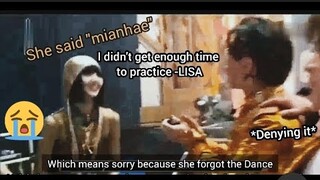 (Full Eng Sub) Lisa apologised to Ikon at the backstage of kingdom performance