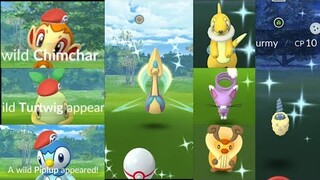 Brilliant Diamond & Shining event in Pokemon go! Customed Hat gen 4 starter.