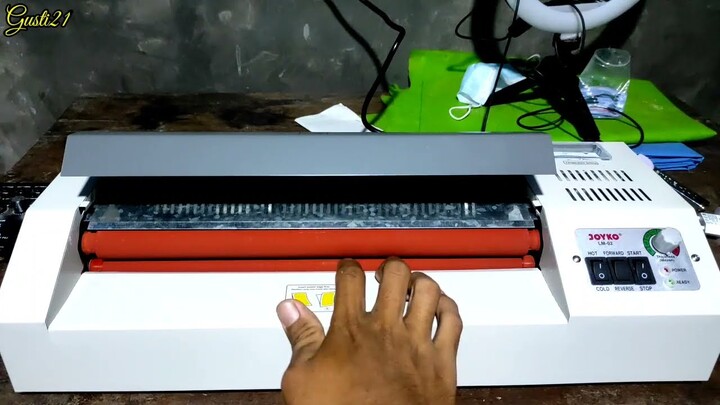 MESIN LAMINATING | Cara menggunakan mesin laminating