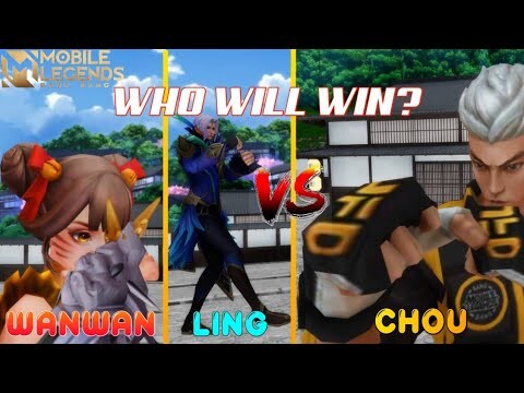 「 MMD Mobile Legends 」Fight: Defender | Who Will Win? (Chou vs. Ling & Wanwan)