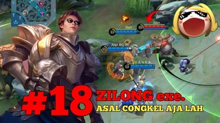 GAMEPLAY MLBB|| 18.ZILONG exe. (Asal Congkel)