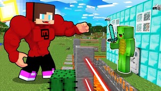 Maizen BUFF vs Security House - Minecraft gameplay Thanks to Maizen JJ and Mikey