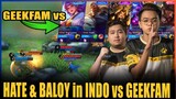 BALOYKIE $ HATE TO GEEKFAM? I BALOY TEAM UP WITH GEEK FAM SQUAD I MOBILE LEGENDS