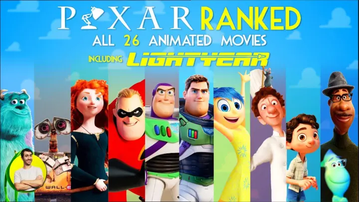 PIXAR Animation - All 26 Movies Ranked Worst to Best (w/ LIGHTYEAR)