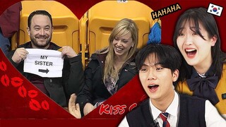 Korean Teenagers React To American KISS Cam Moments!!! 👄