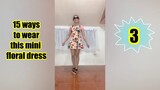 FASHION TIPS_15 ways to wear this mini floral dress
