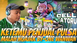 BY1 WANWAN SAMA CELL SATORU SI PENJUAL PULSA WKWKWK NGAKAK BANGET !! MAGIC CHESS