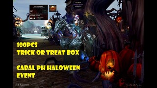 Cabal PH 100Pcs Trick or Treat Box haloween Event 2020