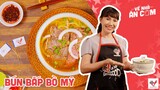 Bí quyết nấu Bún Bắp Bò Mỹ thơm phức tại nhà - US beef shank noodle soup | Bếp Cô Minh Tập 237