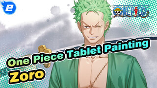[One Piece Tablet Painting] Let's Watch How to Draw a Zoro!_2