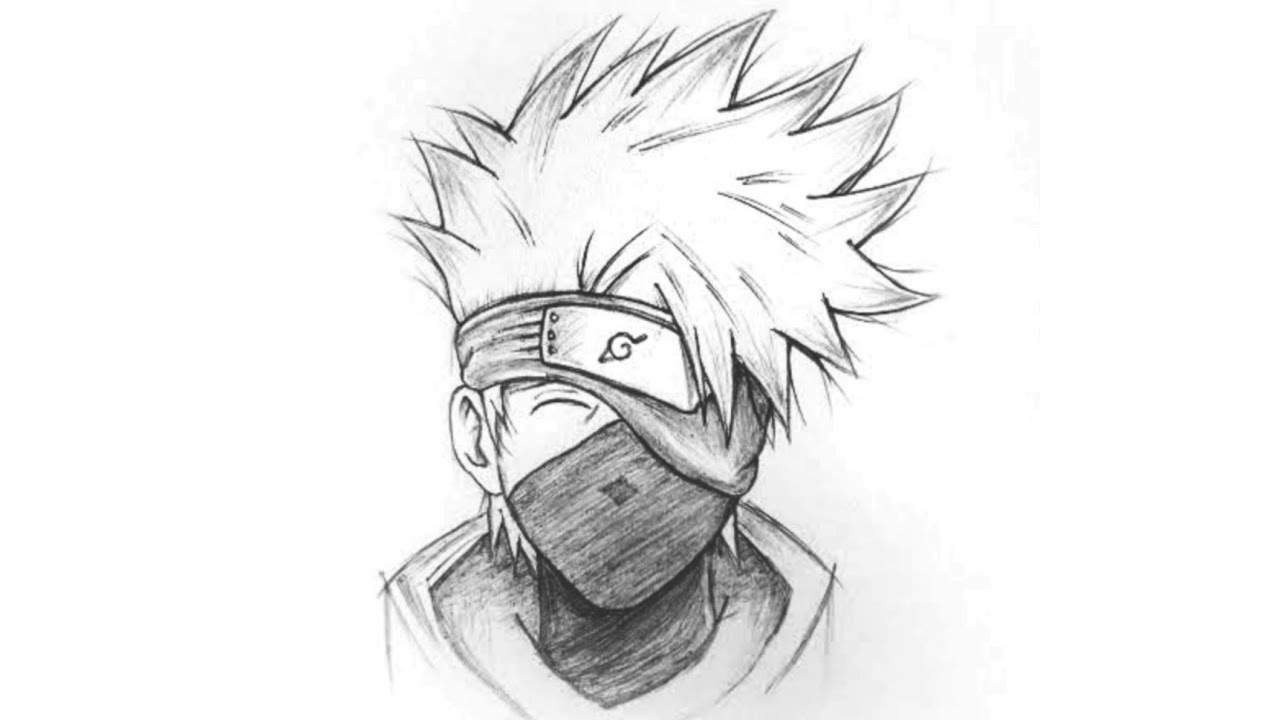 How to Draw Kakashi Hatake from Naruto  Really Easy Drawing Tutorial
