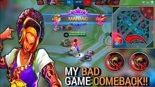 MY BAD GAME COMEBACK!! | MLBB SEASON 21 WAR AXE META | MASTER BODAK MLBB