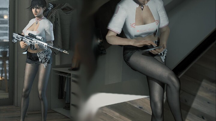 [Light Memory] A sexy office lady in black stockings—Chinese really know what Chinese want!