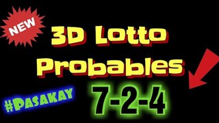 3D LOTTO | TIPS AND GUIDE | PROBABLES | FEBRUARY 01 2020
