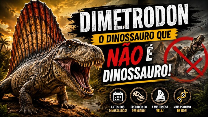 Dimetrodon - O DINOSSAURO QUE NÃO É DINOSSAURO!