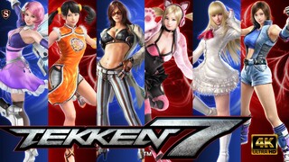 TEKKEN 7 ALL FEMALE CHARACTERS POWER MOVE SHOWDOWN!