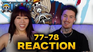 OFF TO ALABASTA! | First Time Watching One Piece Anime! Ep 77-78 Reaction