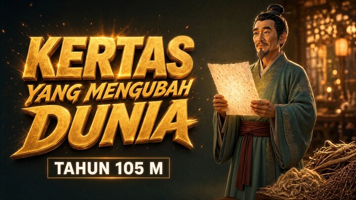 Cai Lun dan Kertas Tahun 105 M yang Mengubah Cara Dunia Menyimpan Ilmu