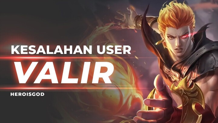 KESALAHAN USER VALIR  BREAKDOWN Mobile Legends Indonesia