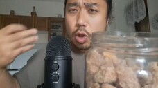 ASMR EATING SOUNDS - SUGAR ALMONDS & CEDEVITA DRINK (STORY TIME_ WISE WORDS FROM