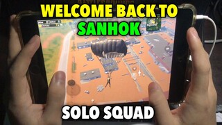 WELCOME BACK TO SANHOK | GAMEPLAY WITH HANDCAM | PUBG MOBILE