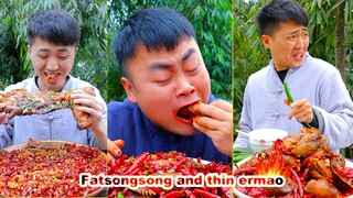 How to make spicy chicken head? |  songsong | mukbang | chinese food