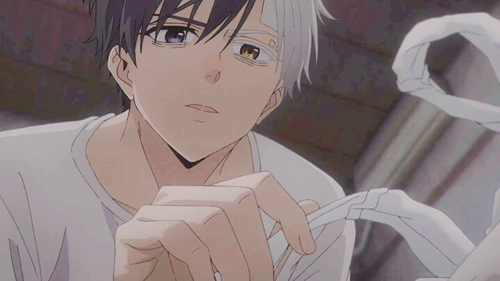 This male protagonist is so nice! It's like a stray kitten who found a shabby little nest to live in