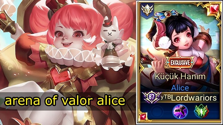 arena of valor alice arena of valor alice build alice aov